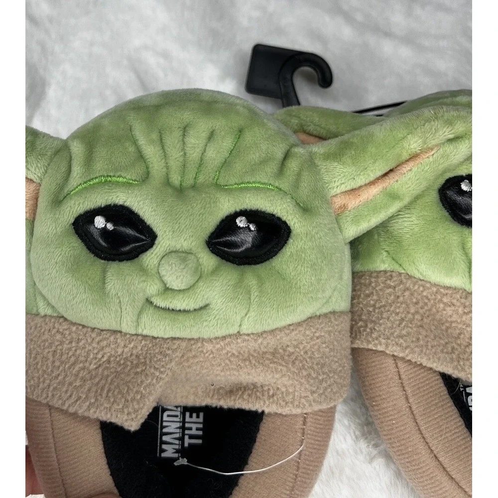 Toddler Boy Baby Yoda License Slipper Sz 5/6 Shoes Kids Toodlers Sleepwear NEW‎